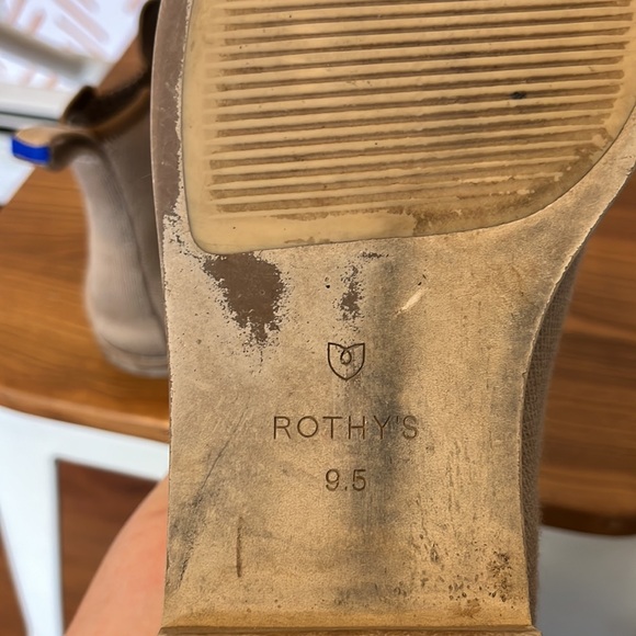 Rothy’s The Merino Wool Chelsea Ankle Boot in Chestnut Brown size 9.5 - Picture 13 of 15